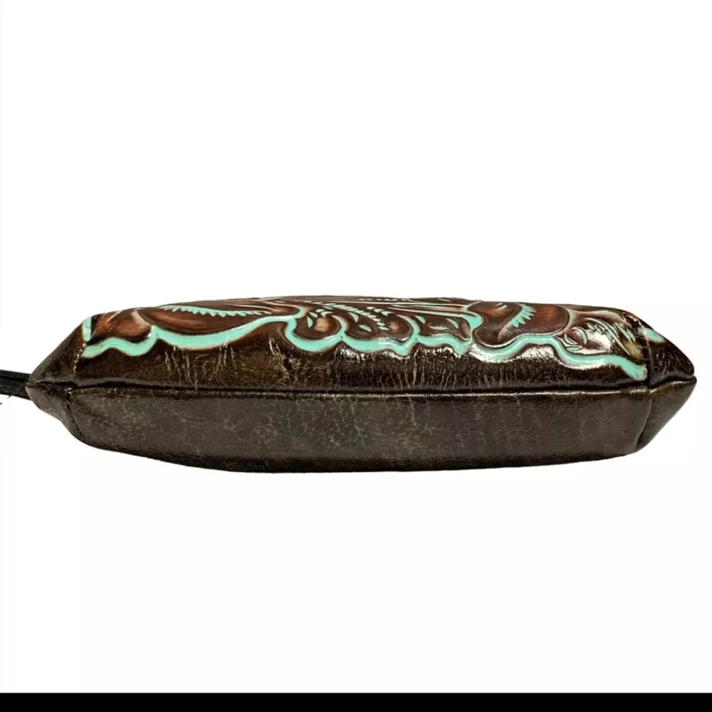 Patricia Nash Tooled Wristlet NwT